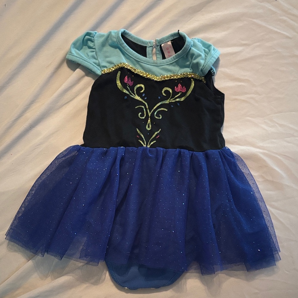 Blue and Black Kids Costume Dress